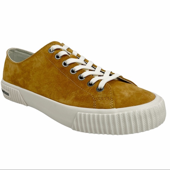 SeaVees Desert Gold Tan Suede Darby Sneaker Shoes - Picture 2 of 15